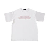 サテンオーバーサイズTシャツワンスアポンアタイム / SATIN OVERSIZE T-SHIRT #ONCE UPON A TIME(WHITE)