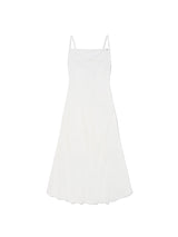 BACK POINT MAXI SLEEVELESS DRESS [IVORY]