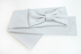 Ribbon Muffler_White Gray