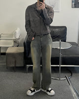 ウォッシングワイドデニムパンツ / washing wide denim pants