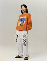スノーウィホリデースウェットシャツ/SNOWY HOLIDAY SWEATSHIRT BLACK(CV2CFUM465A)