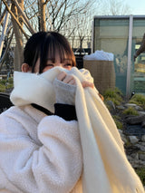 Warm tassel muffler 