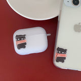 ブラック - マフラー Somecat AirPods ケース_マット