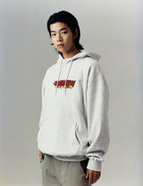 フレイムロゴフーディー/FLAME LOGO HOODIE LIGHT GREY(CV2CFUM410A)
