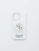 ホワイトロゴケース / WHITE DIMANCHE LOGO CASE