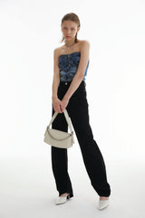 パフルーンバッグ / puffed Lune bag_cream