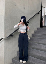 [BELLIDE MADE] カラフルコットンカーゴパンツ