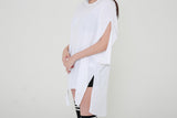 アンフテッドショルダーロング半袖Tシャツ / TOP(7791) Unfooted Shoulder Long Short Sleeve Tee
