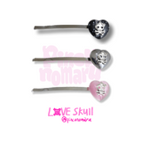 LOVE Skull_hair pin