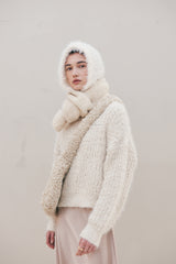 Eco Fur Crossbag (Ivory)