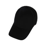 Metal tip over fit ball cap BLACK