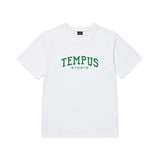 TEMPUS BASIC LOGO T-SHIRTS [WHITE]