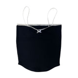 Ribbon sleeveless set