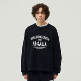 WALKING CREW REVERSIBLE SWEATSHIRT (NAVY) (6604048138358)