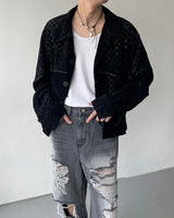 ダークブルービンテージワイドデニム / TR2423 Dark Blue Vintage Wide Denim (XS ~ L)