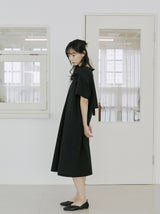 レイヤードリボンワンピース / layered ribbon onepiece black