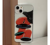 ブラックユーフォ―iPhoneケース