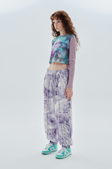 マーブルジョガーパンツ / marble jogger pant_purple