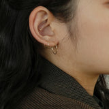 14Kゴールドボール3MMピアス/14K GOLD BALL 3MM EARRING_2COLOR (14k gold clutch)