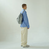 3-Way 2-Pocket Drawstring Bag (Silver)