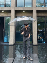 モーメントローデニムワイドパンツ