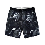 MADNESS PRINT SHORTS - BLACK (6674926239862)