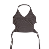 Side halter top