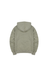 ALWAYS ZIP-UP HOODIE(SAND KHAKI PIGMENT-DYED)