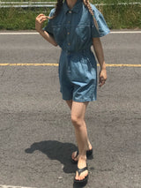 Marina denim jumpsuit 