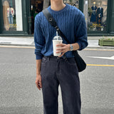 クボセミワイドローデニムパンツ / Kubo Semi-Wide Raw Denim Pants (2 colors)