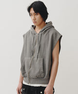 STUDS VEST HOODIE (GRAY)