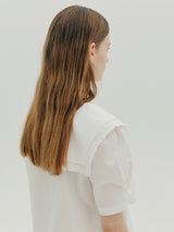 ダブルフリルブラウス / Double frill blouse - White