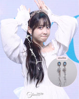 ダイアモンドペタルイヤリング