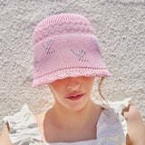 VZ logo jacquard bucket hat Pink