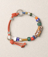 マウイレザーブレスレット / MAUI LEATHER BRACELET-BRICK : ARCHIVE-005
