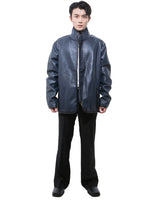 シングルムスタンコート-NAVY （送料込）- WooStore