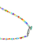 RAINBOW BLING BEADS NECKLACE (6658086273142)