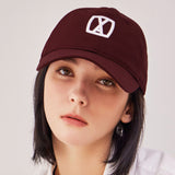 VA 3D Square Ball Cap / Red Bean
