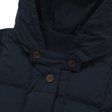 CHERRY BASIC QUILTING HOOD JACKET [NAVY]