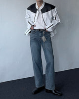 GJ5065 ストレートウォッシングデニム