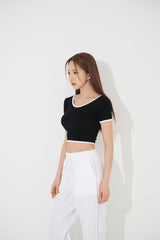 BクロップTシャツ/B Crop TEE(9245)