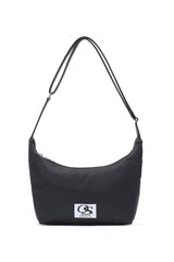 OSナイロンミニホボバッグ/ OS nylon mini hobo bag - BLACK