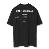LOSTCHILDHOOD T-SHIRT BLACK (6566864355446)
