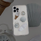 ホワイトオブジェクトフォンケース / White Object Phone Case