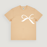 ペールオレンジリボンTシャツ