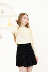 lace chiffon blouse (6688682508406)