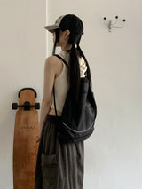 ベンチラインスコッチナイロンメッシュブラックバックパック / Benchline Scotch Nylon Mesh Black Backpack
