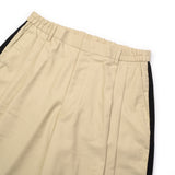 [UNISEX] サテントリムレーシングトラウザーズ