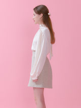 BACK TIE BLOUSE_CREAM (6612500086902)