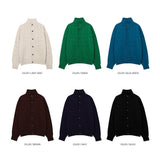ASCLO High Neck Cable Cardigan (5color)